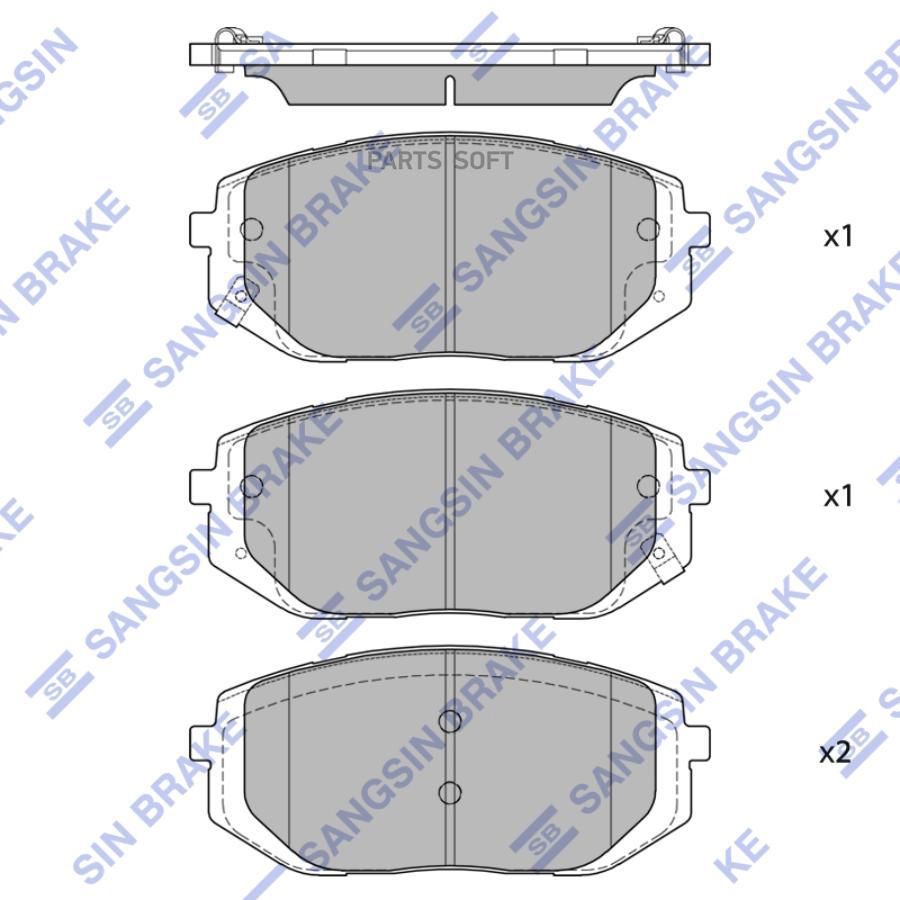 

Тормозные колодки Sangsin brake SP4479