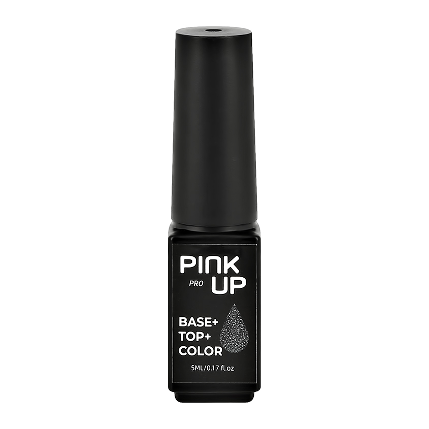 Гель-лак для ногтей PINK UP pro база+цвет+топ тон 28 5 мл gel off каучуковое базовое покрытие для ногтей base rubber