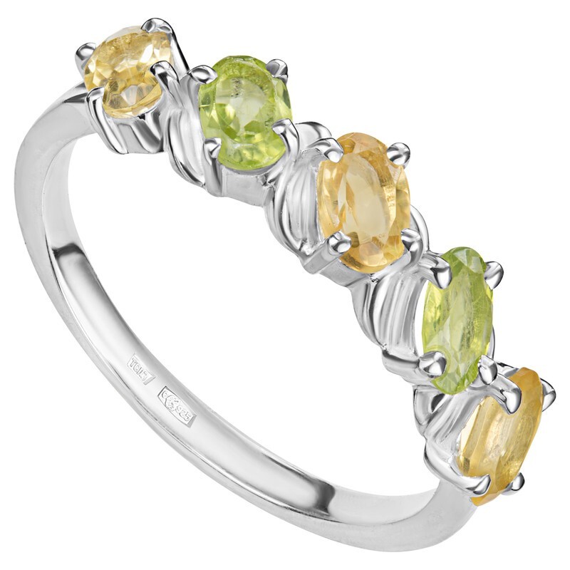 

Кольцо из серебра с цитрином , LAZURIT-ONLINE 804501, 804501