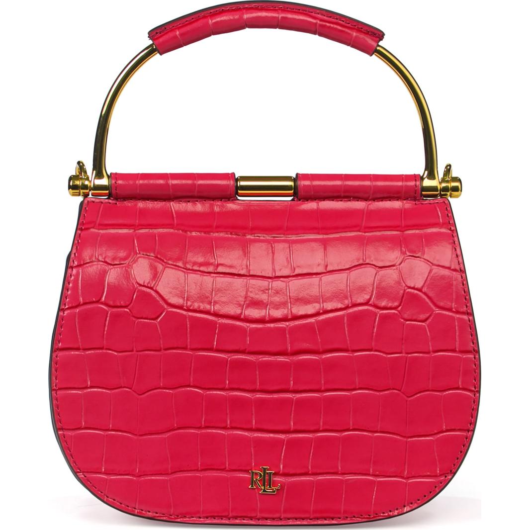 фото Сумка-клатч женская lauren ralph lauren lr431802640004 red satchel