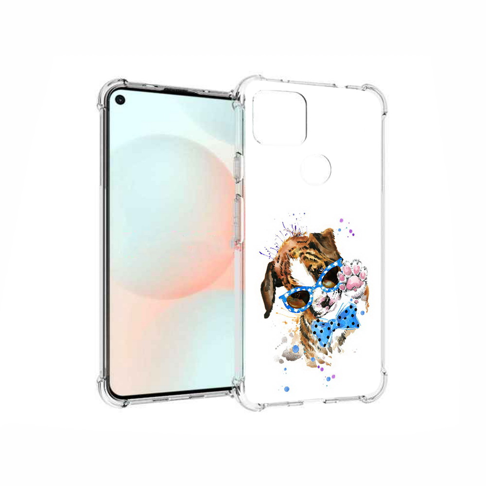 

Чехол MyPads Tocco для Google Pixel 5A лапочка, Прозрачный, Tocco