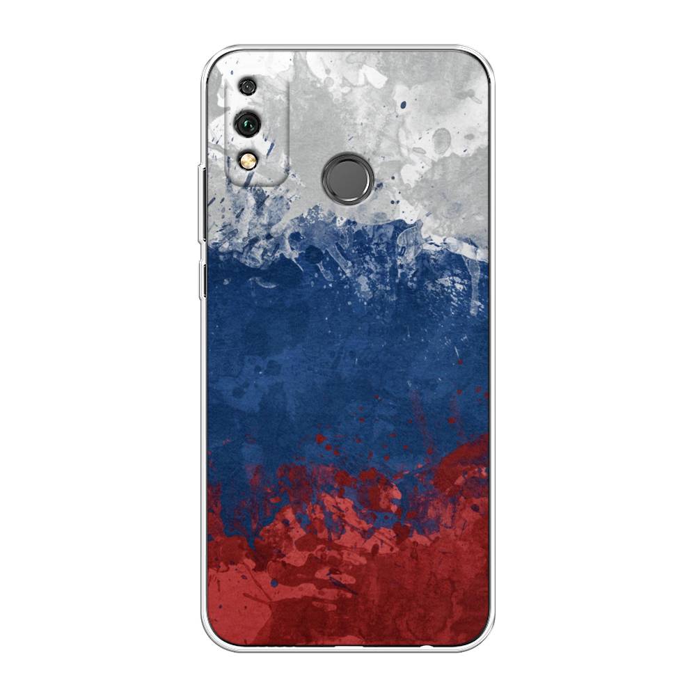 

Чехол Awog на Honor 9X Lite "Флаг России неровный", Белый;синий;красный, 6104250-5