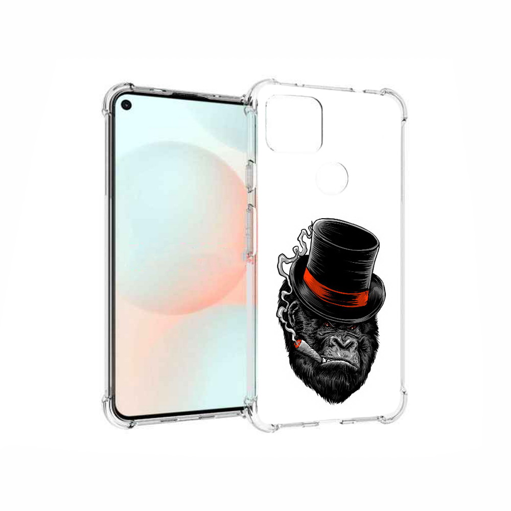 

Чехол MyPads Tocco для Google Pixel 5A дизайнерская горилла, Прозрачный, Tocco