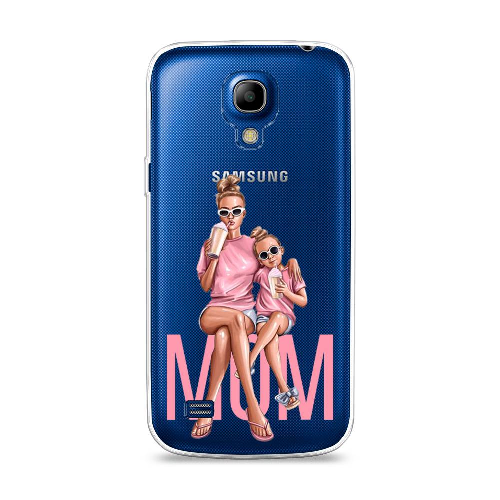 

Чехол Awog на Samsung Galaxy S4 mini / Самсунг S4 mini "Lovely mom", Синий;бежевый;розовый, 24050-7