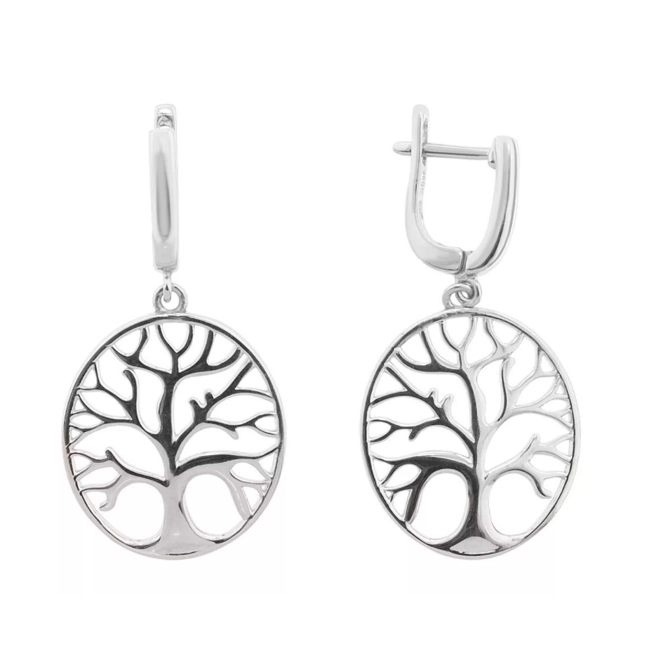 

Серьги подвески из серебра Balex Jewellery 2435900001, 2435900001