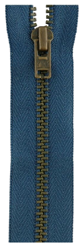 

Застежка-молния YKK 0643475/8, 839 джинсово-голубой тип 3 (4,5мм), неразъемная, 8см, Синий