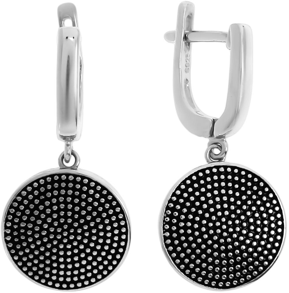 

Серьги подвески из серебра Balex Jewellery 2435900076, 2435900076
