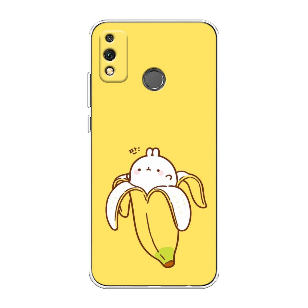 

Чехол Awog на Honor 9X Lite "Зайчик-бананчик", Желтый;белый, 6104250-2