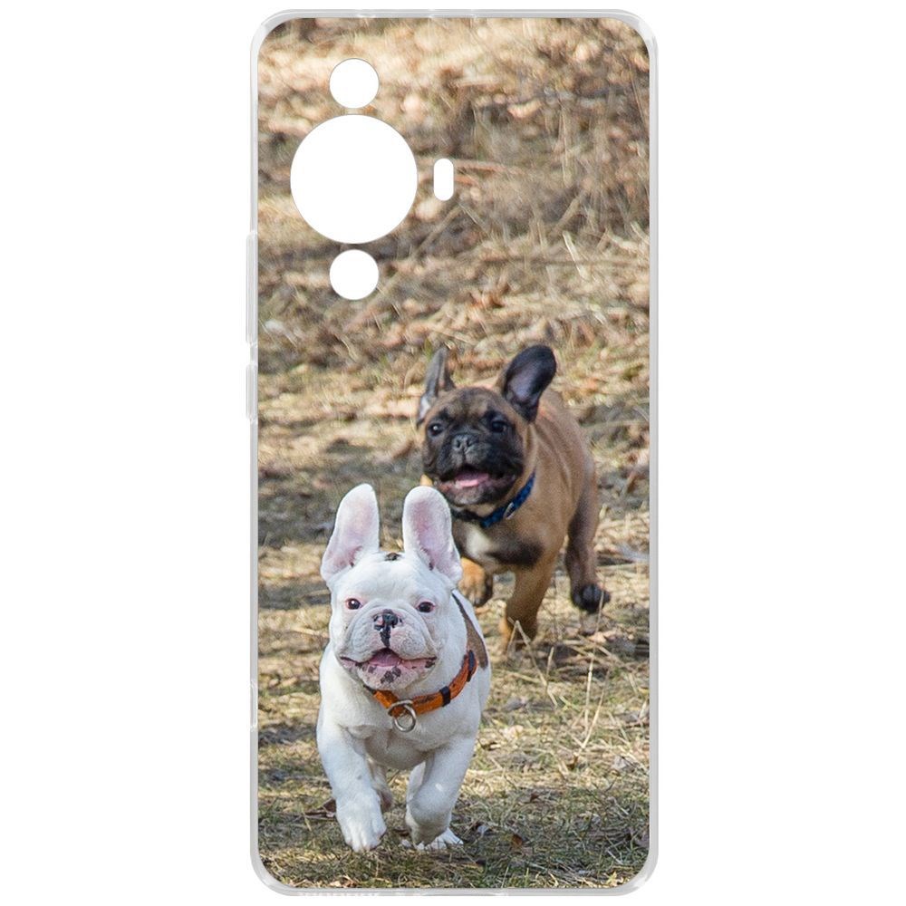 

Чехол-накладка Krutoff Clear Case Догонялки для Huawei Nova 11 Pro, Прозрачный