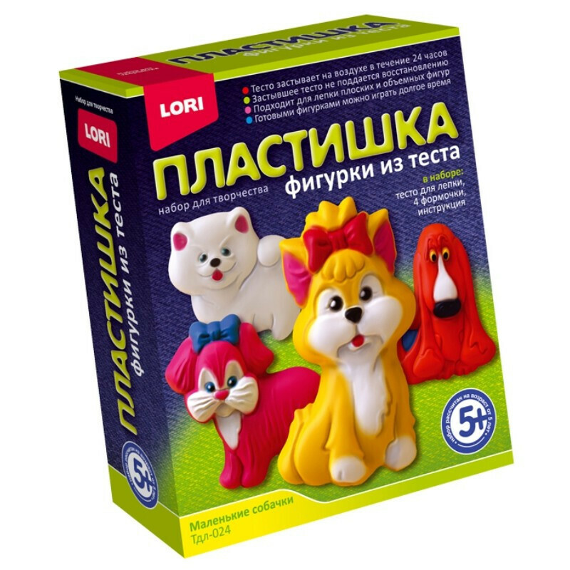 

Набор для творчества Фигурки из теста Маленькие собачки,Тдл-024 2 набора