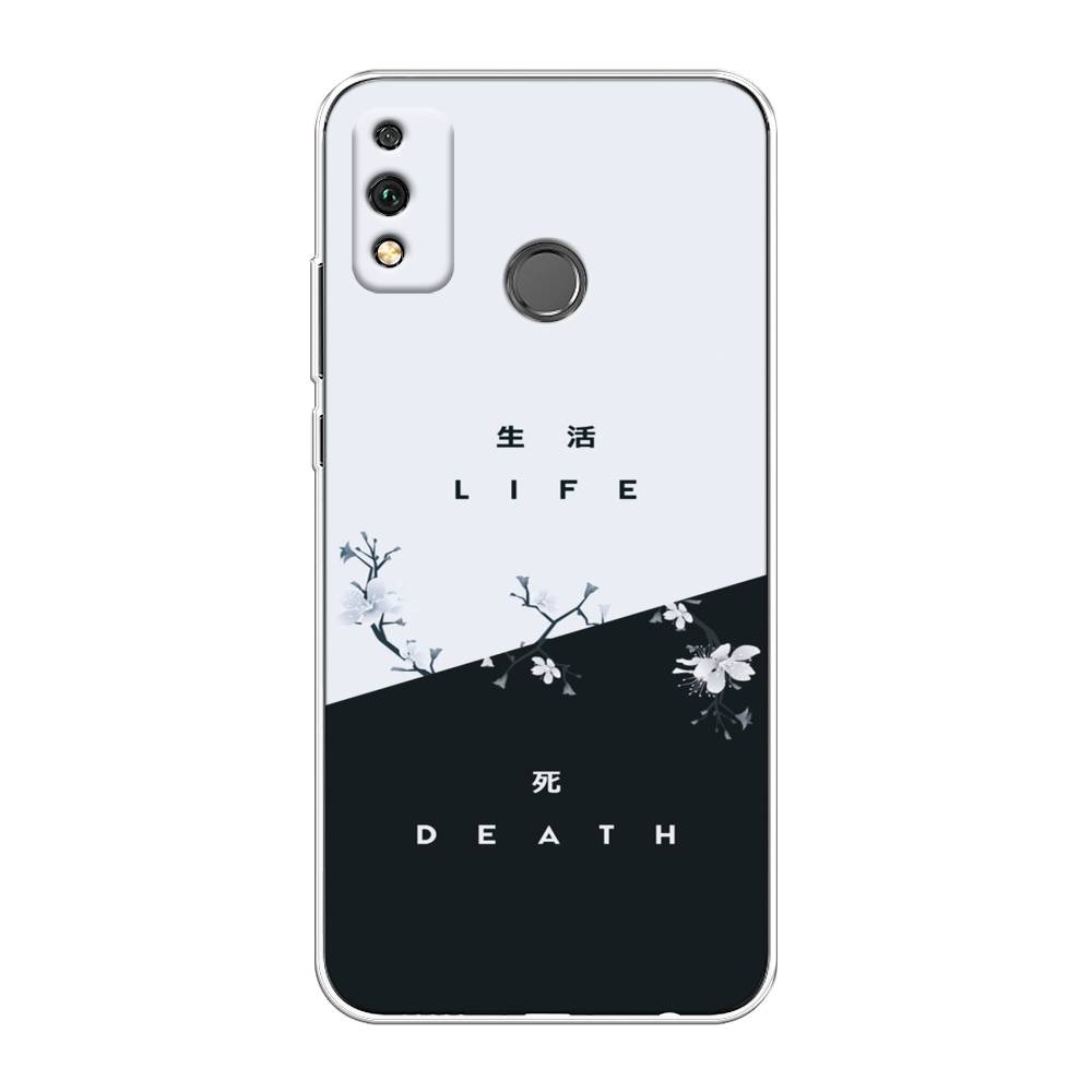 

Чехол Awog на Honor 9X Lite "Life and death", Черный;серый, 6104250-7