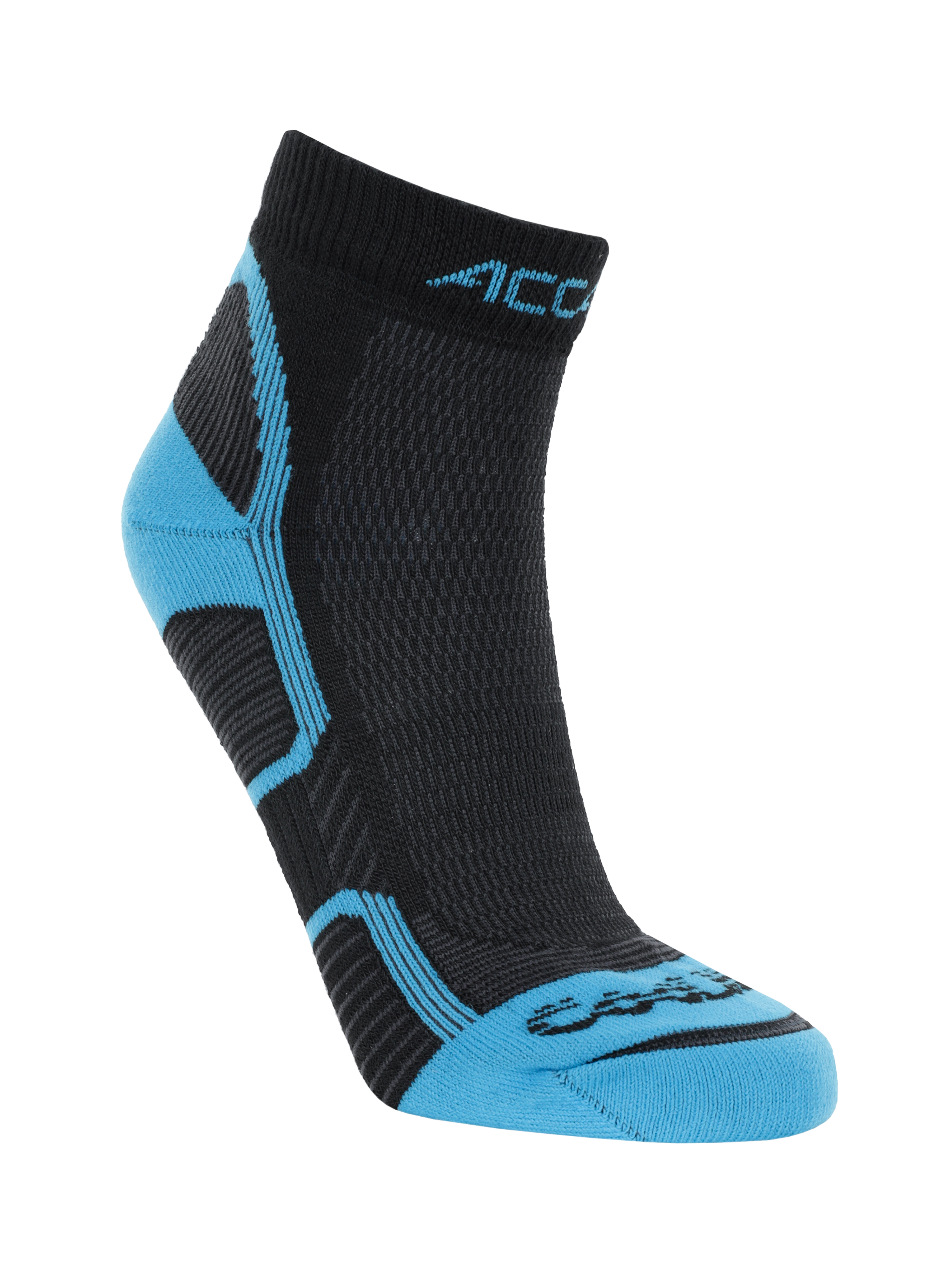 

Носки Accapi 2023 Trekking Touch Quarter Black/Turquoise (Eur:39-41), Trekking Touch Quarter