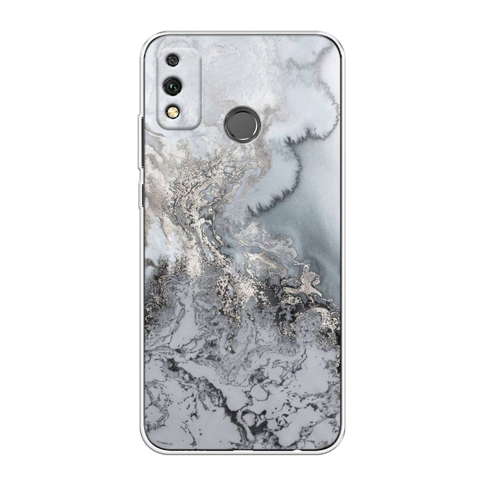 

Чехол Awog на Honor 9X Lite "Морозная лавина серая", Серый;серебристый, 6104250-3