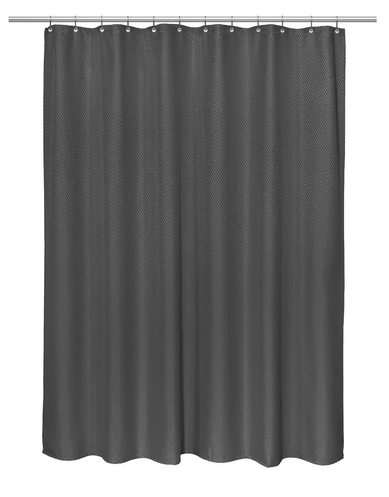 

Штора для ванной Carnation Home Fashions Grace Jacquard Black 180x213 см