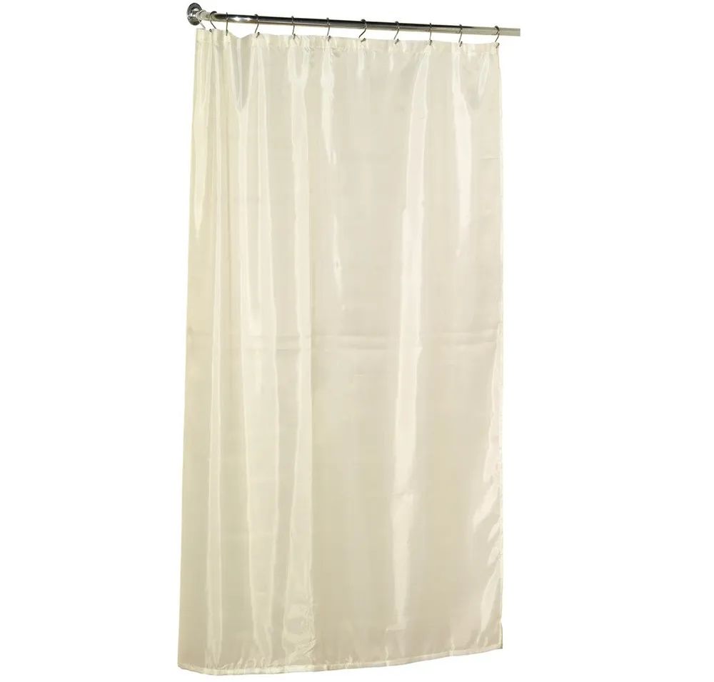 фото Штора для ванной carnation home fashions extra long liner ivory защитная