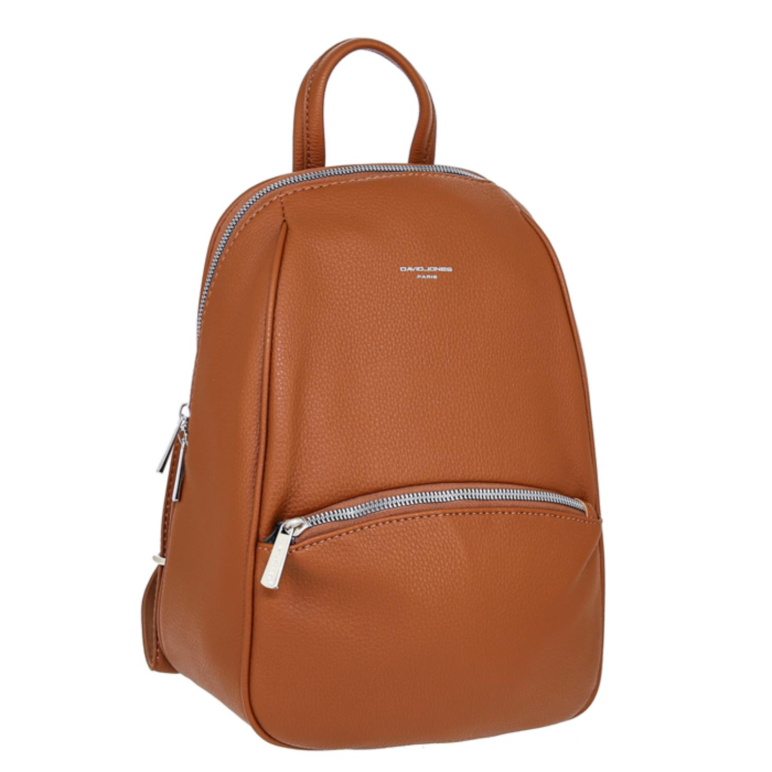 

Рюкзак женский David Jones CM6734 коричневый, 25х11х33 см, CM6734