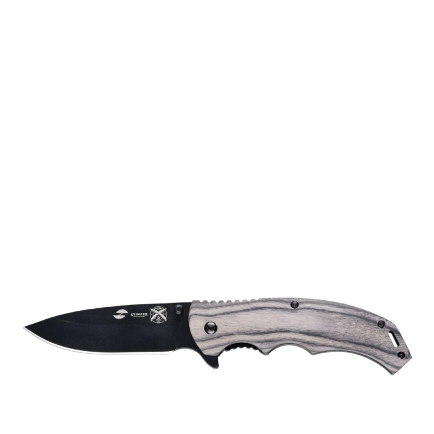 

Нож Stinger Knives 120 Мм Рукоять Дерево/Сталь Чёрный/Серый, Черный;коричневый, Fk-1116Bk