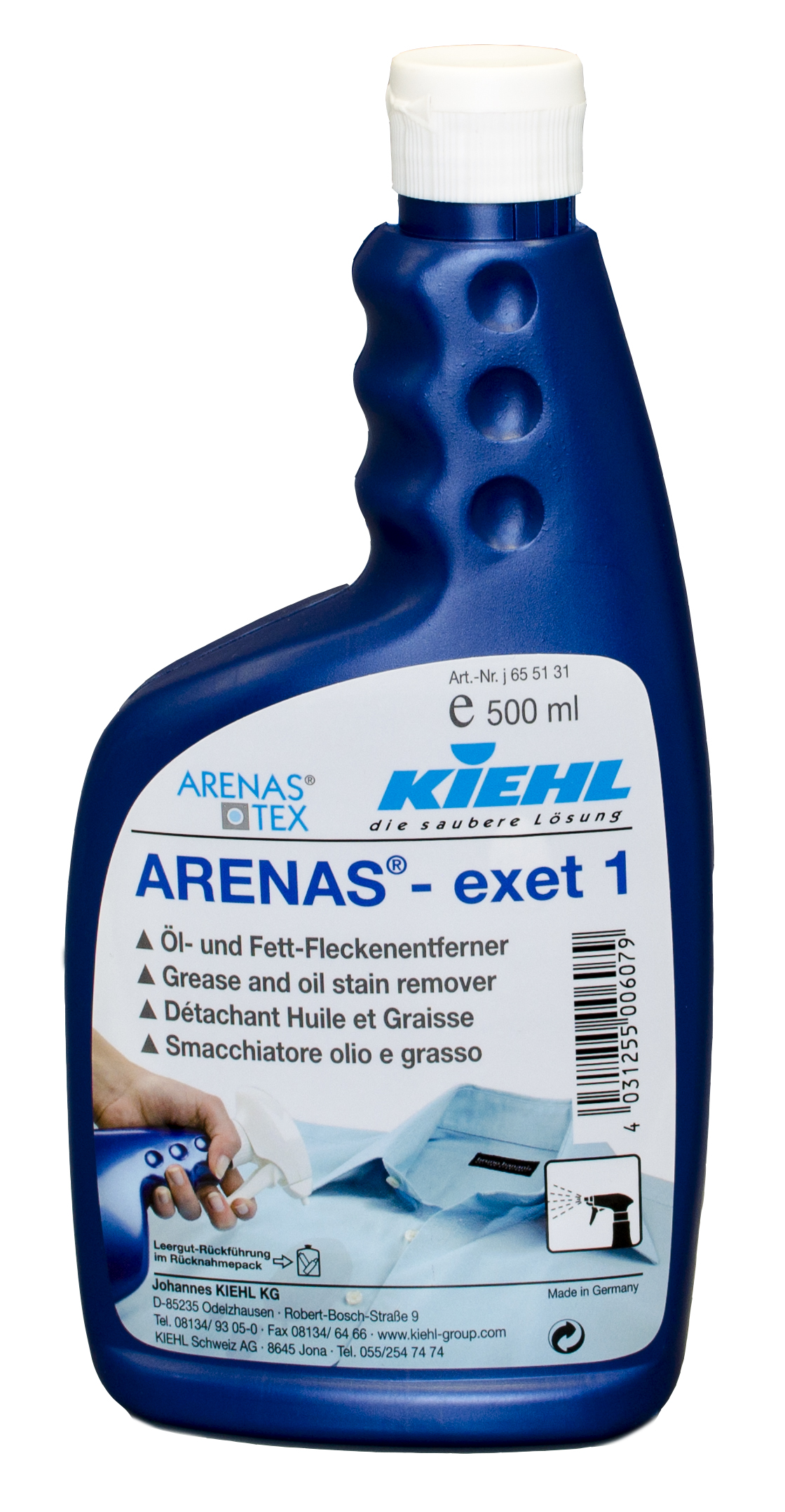

Пятновыводитель жира и масла Kiehl ARENAS®-exet 1 500мл, Kiehl ARENAS®-exet 1