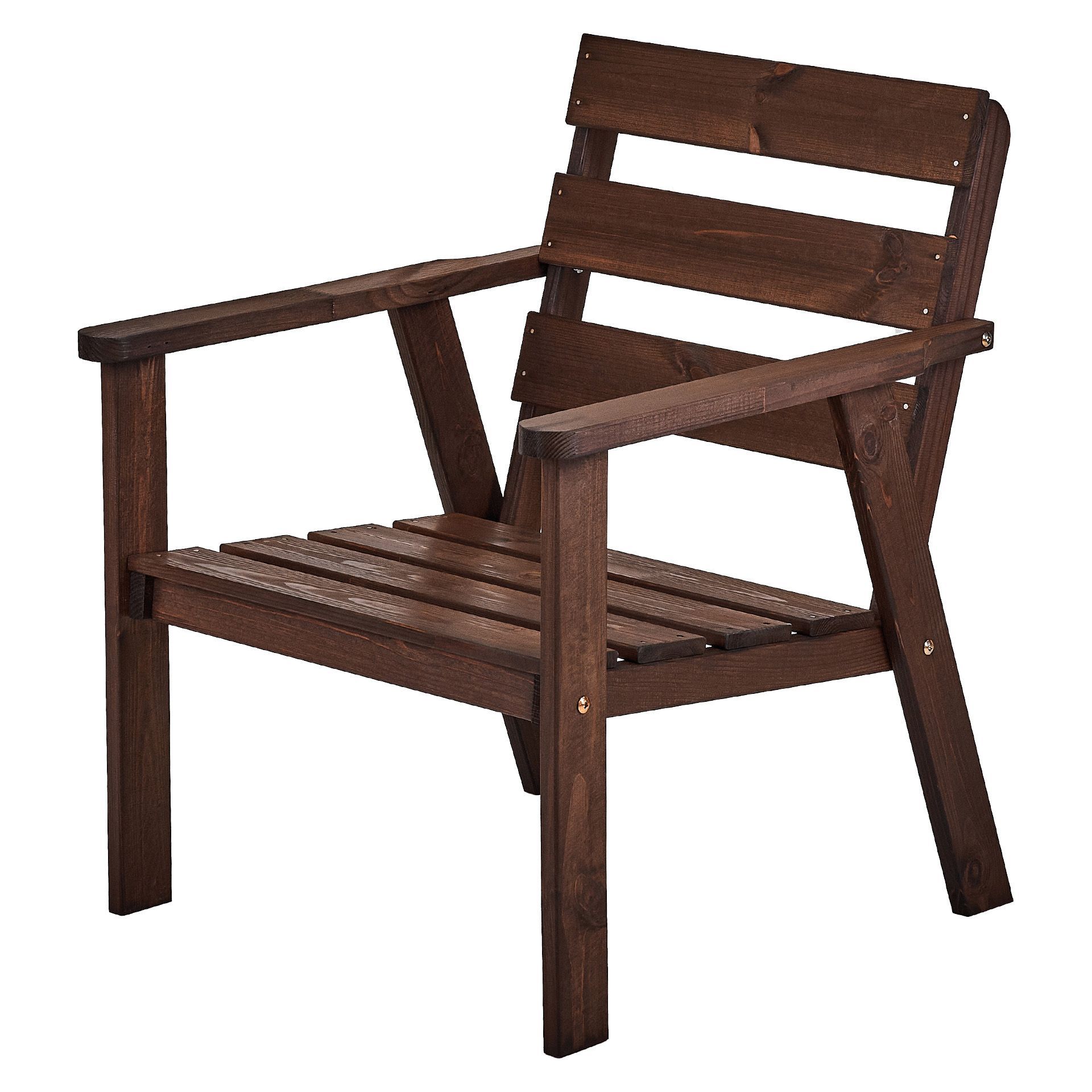 Садовое кресло Interlink Ньюпорт 600152 66х62х76см темно-коричневый, коричневый