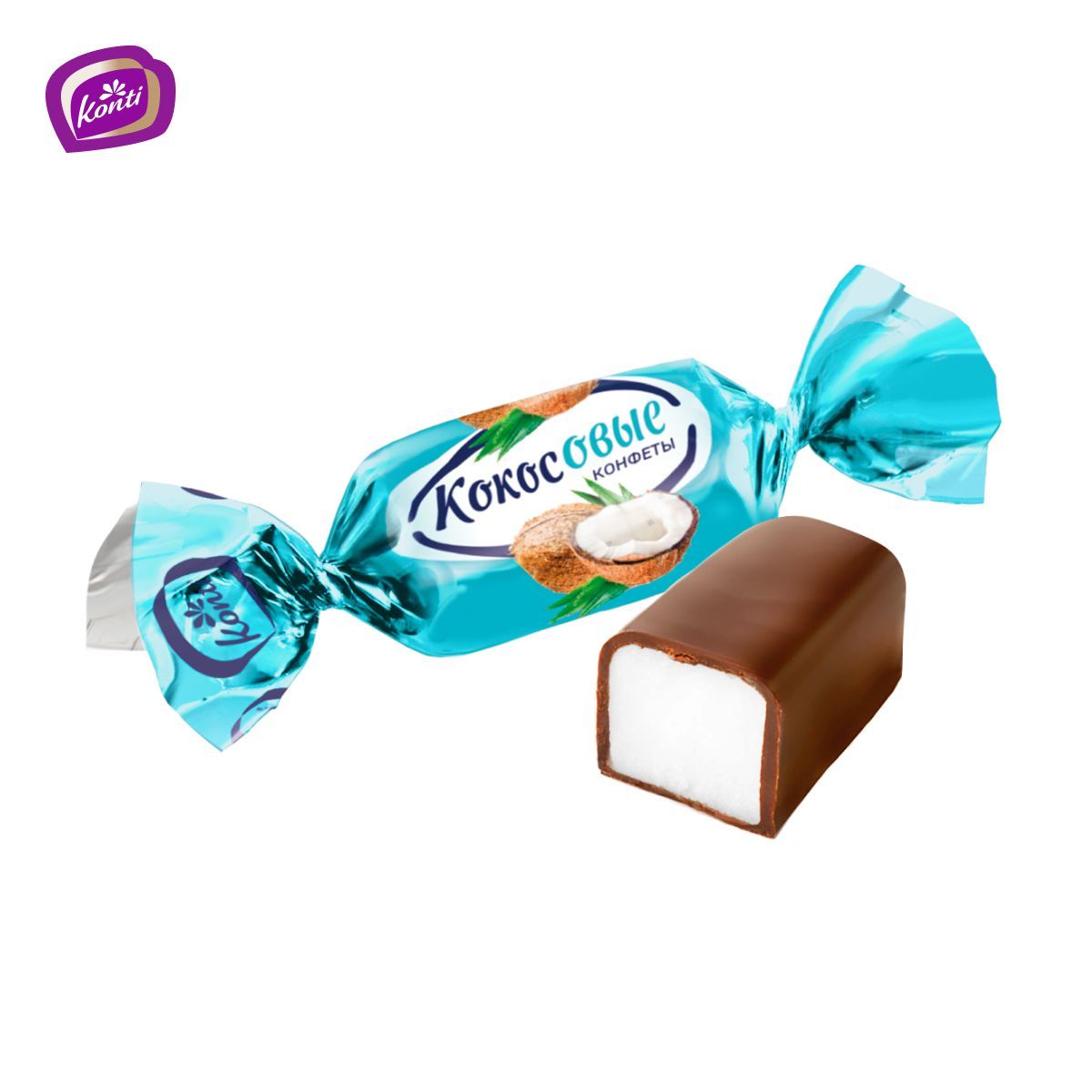 

Конфеты Konti Кокосовые, 1000 г