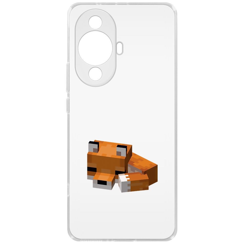 

Чехол-накладка Krutoff Clear Case Minecraft-Спящий Лисенок для Huawei Nova 11 Pro, Прозрачный