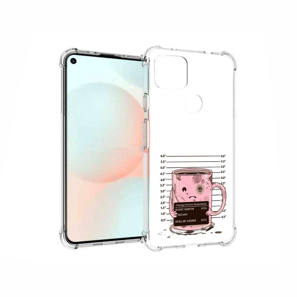 

Чехол MyPads Tocco для Google Pixel 5A кружка, Прозрачный, Tocco