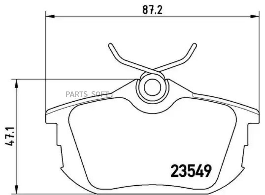 

Колодки дисковые з. smart forfour 1.1/1.3/1.5 04> P54023 =605 12