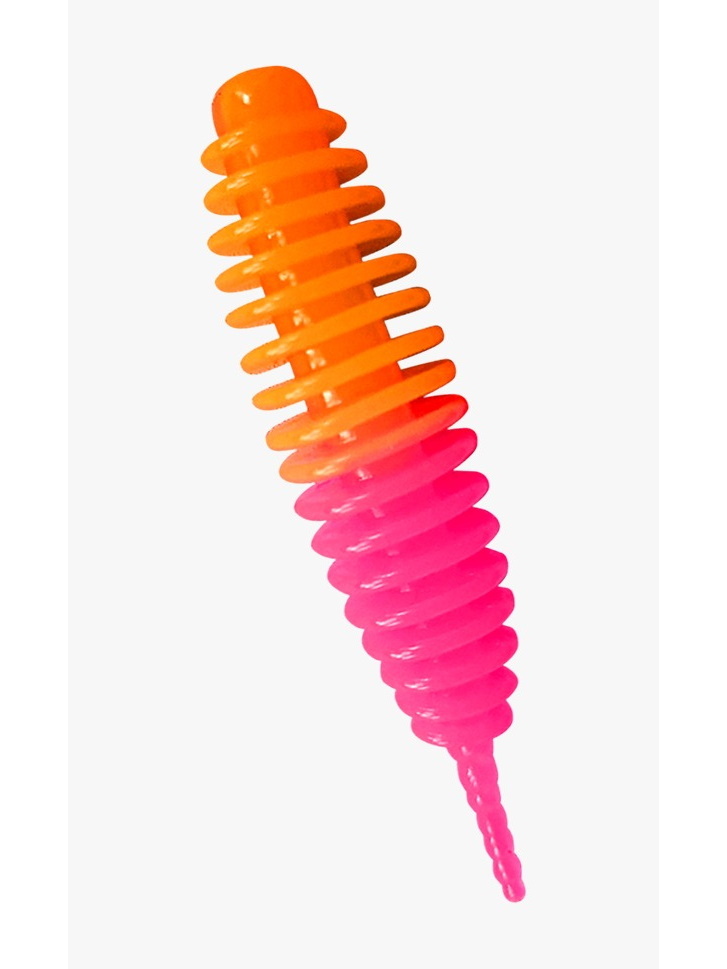 

Силиконовая приманка TROUT BAIT в банке, JUMBO 65, СЫР, COL. 21 (Orange-Pink), Разноцветный