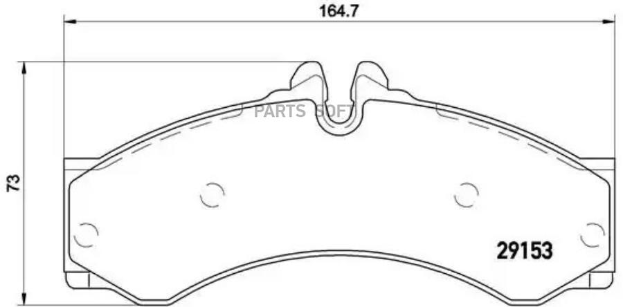 

Тормозные колодки brembo передние p50028