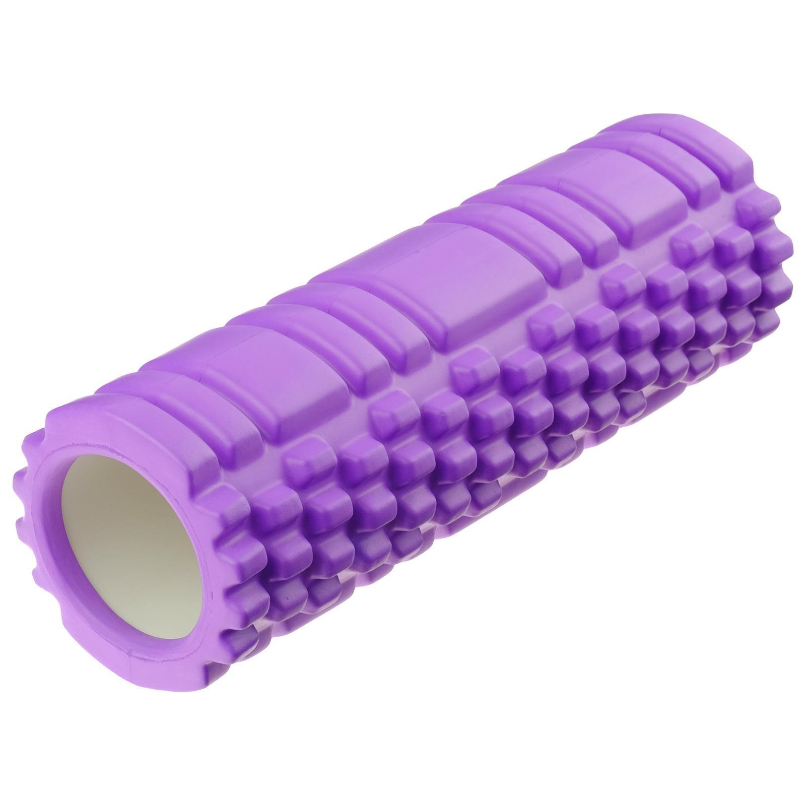 Ролик для йоги и пилатеса Sangh 3551199 30х10 см, фиолетовый