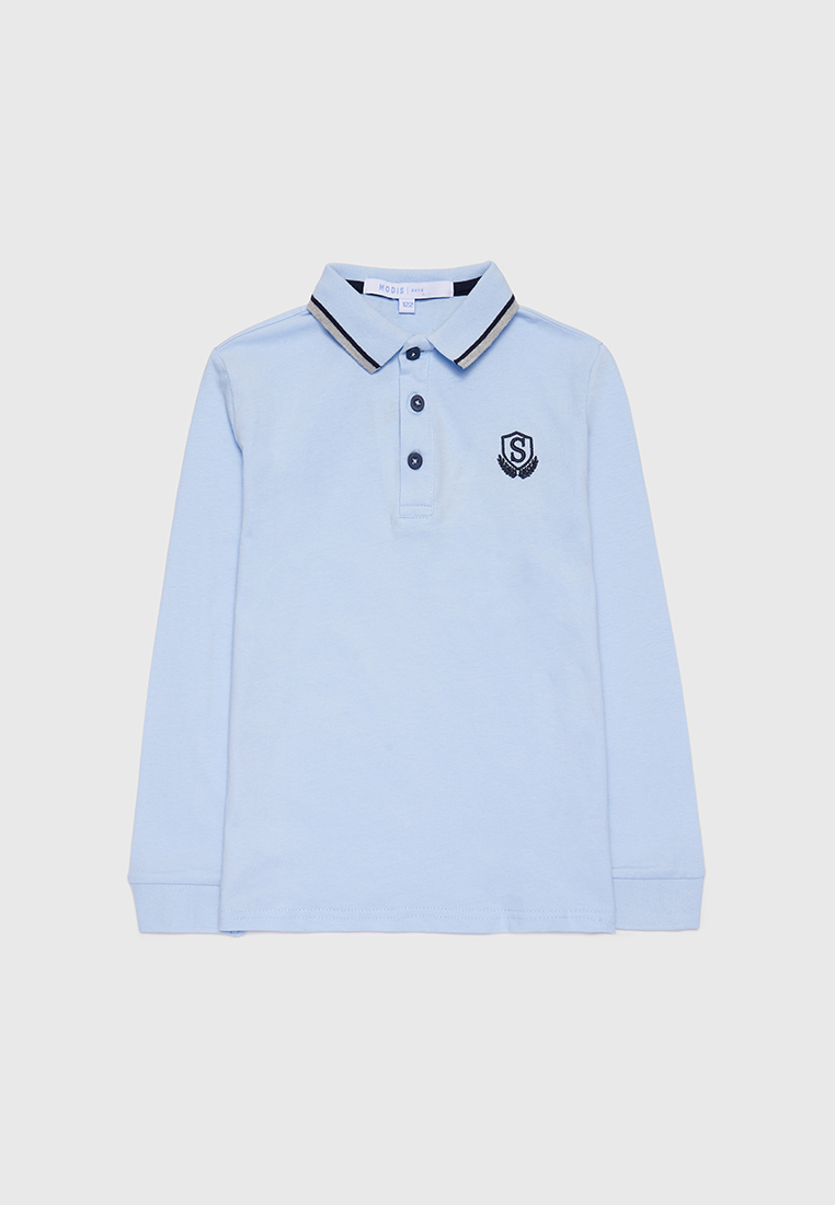 

Поло детское Modis M212K00013W030 Голубой 152, M212K00013W030