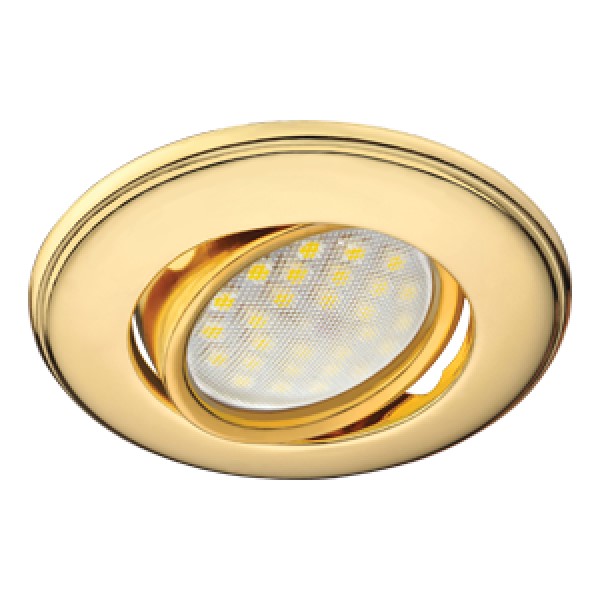 

Встраиваемый светильник DH03 MR16 GU5.3 Золото 25x88 Ecola FG1601EFS Комплект из 2 шт.