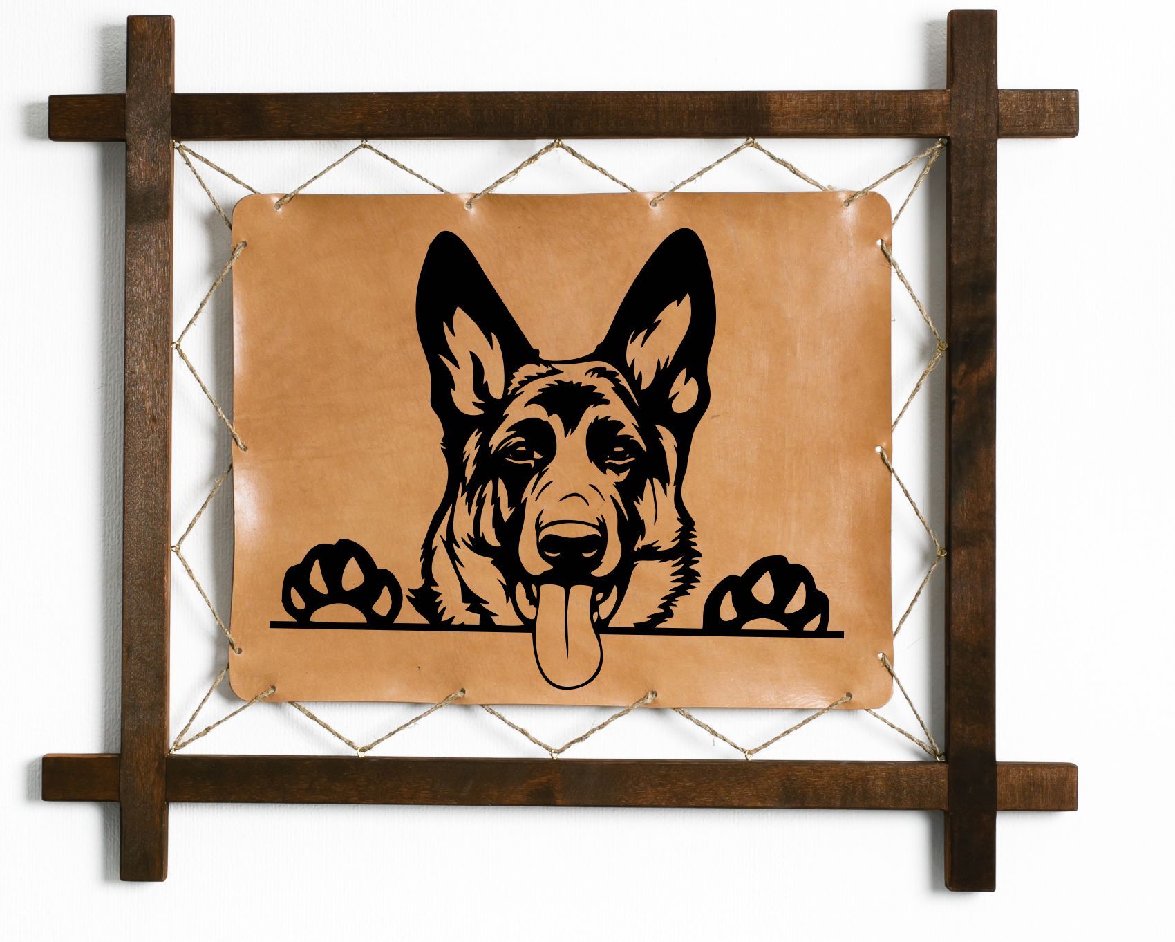 

Картина BoomGift Друг , подарок, натуральная кожа, 597