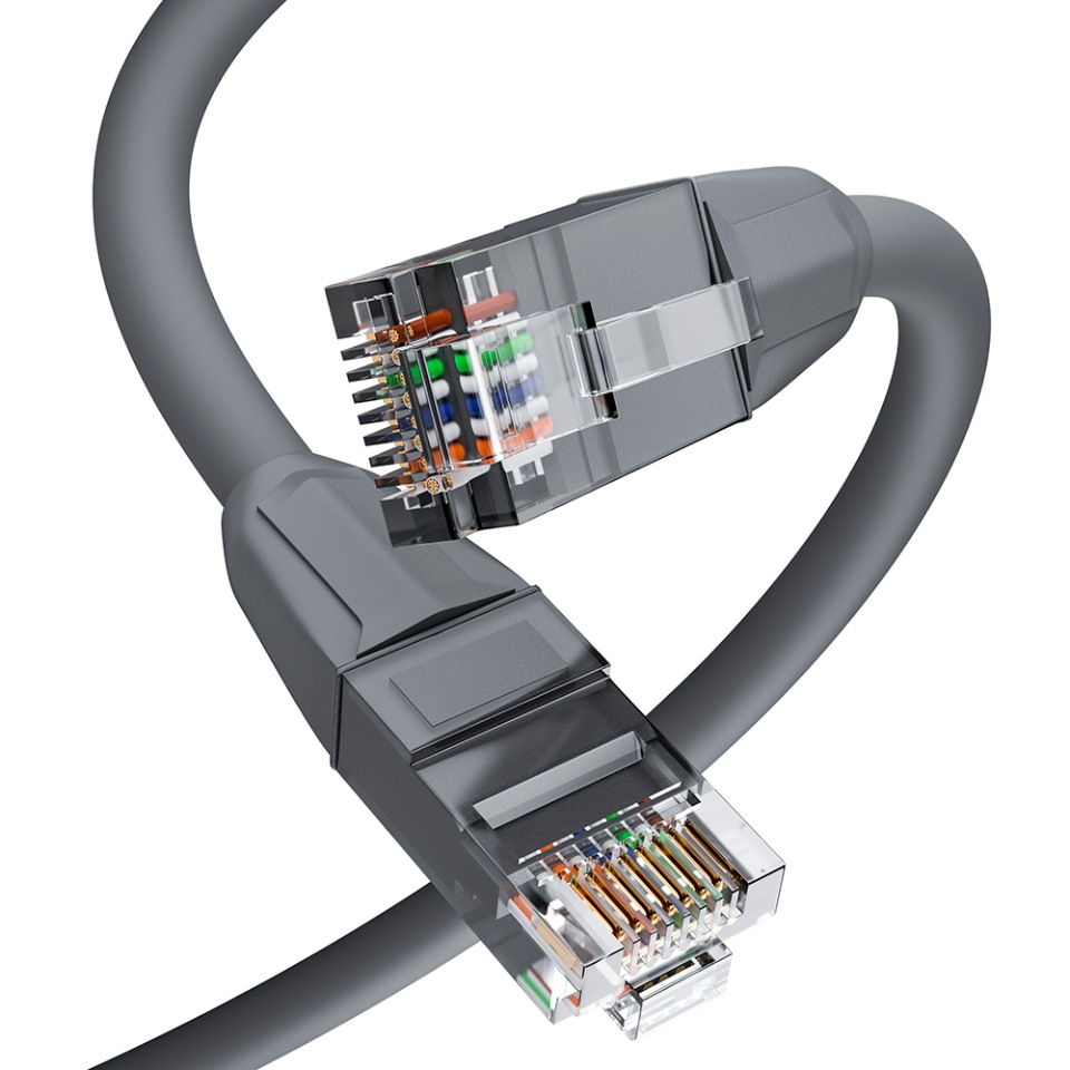 фото Патч-корд gcr lszh utp cat.6 10 гбит/с rj45 lan 0,3м