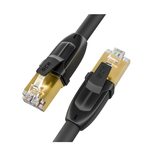 фото Патч-корд gcr deluxe ftp cat.6 10 гбит/с rj45 lan 0,15м