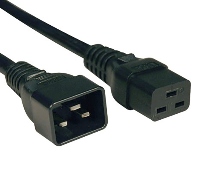 

(МП)Кабель Hyperline 248703, Черный, PWC-IEC19-IEC20-1.0-BK