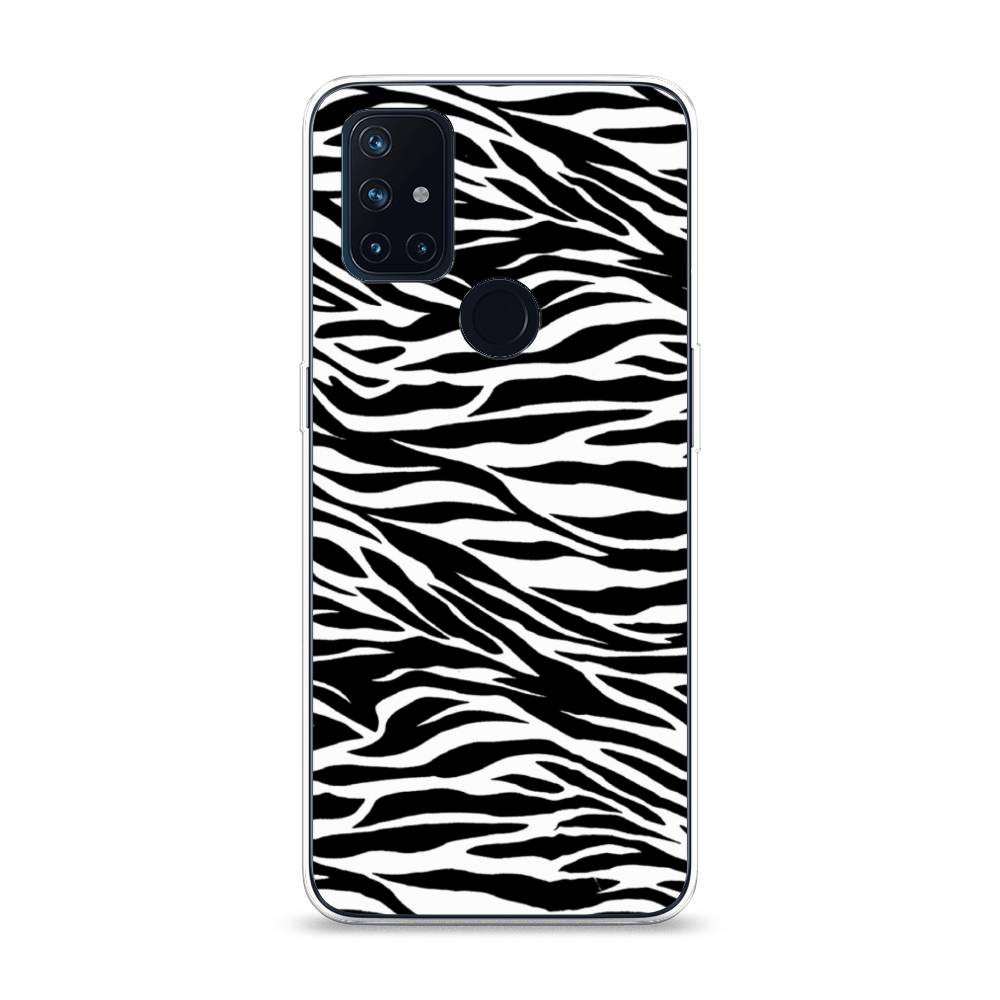 

Чехол Awog на OnePlus Nord N10 / ВанПлас Nord N10 "Принт зебра", Белый;серый;черный, 152350-7