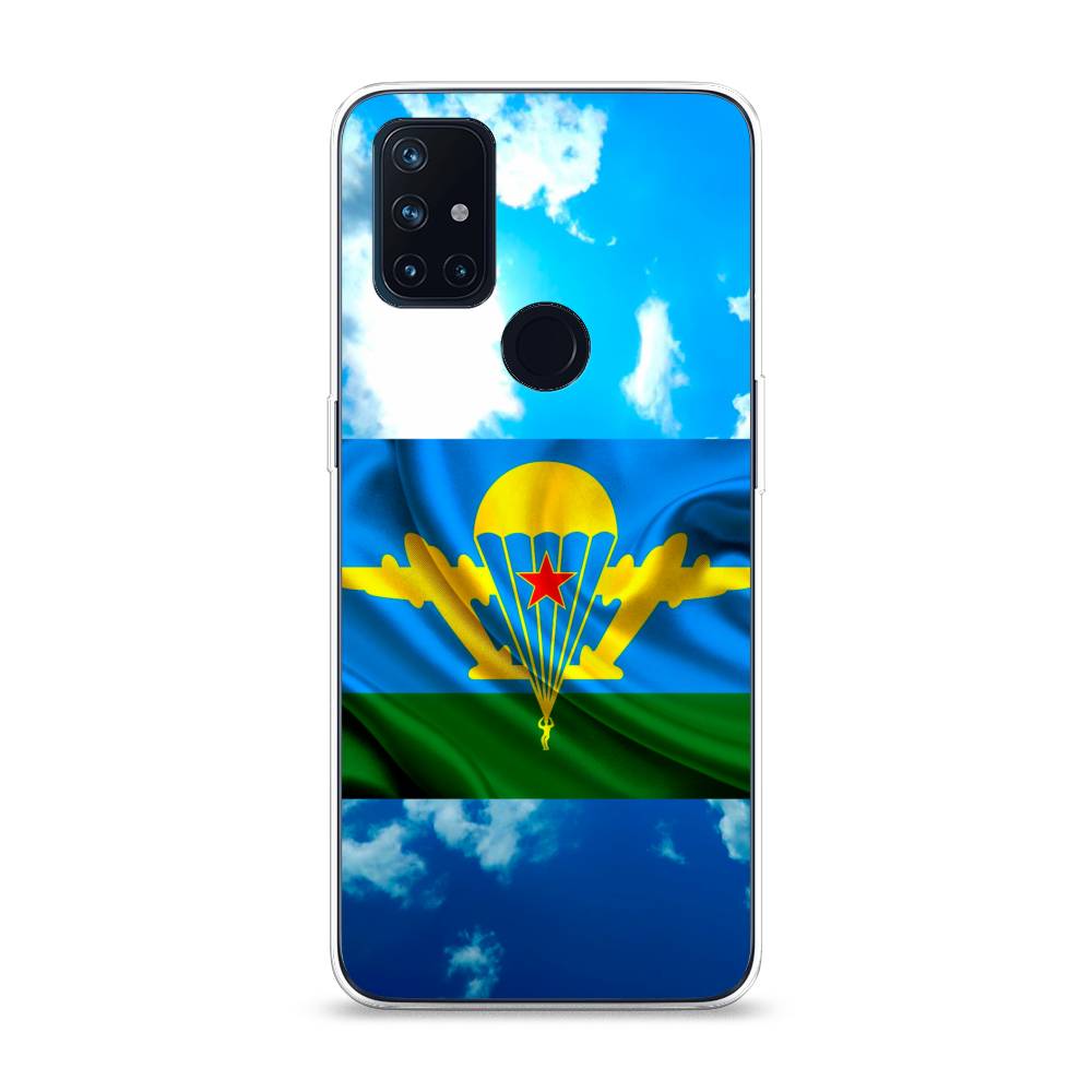 

Чехол Awog на OnePlus Nord N10 / ВанПлас Nord N10 "ВДВ флаг в небесах", Синий;зеленый;желтый, 152350-5