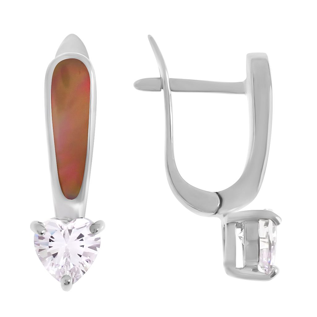 

Серьги из серебра с перламутром Balex Jewellery 2424920273, 2424920273