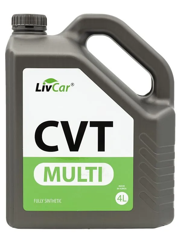 Жидкость трансмиссионная LIVCAR MULTI CVT для вариаторов синтетическая 4л LC0805CVT-004
