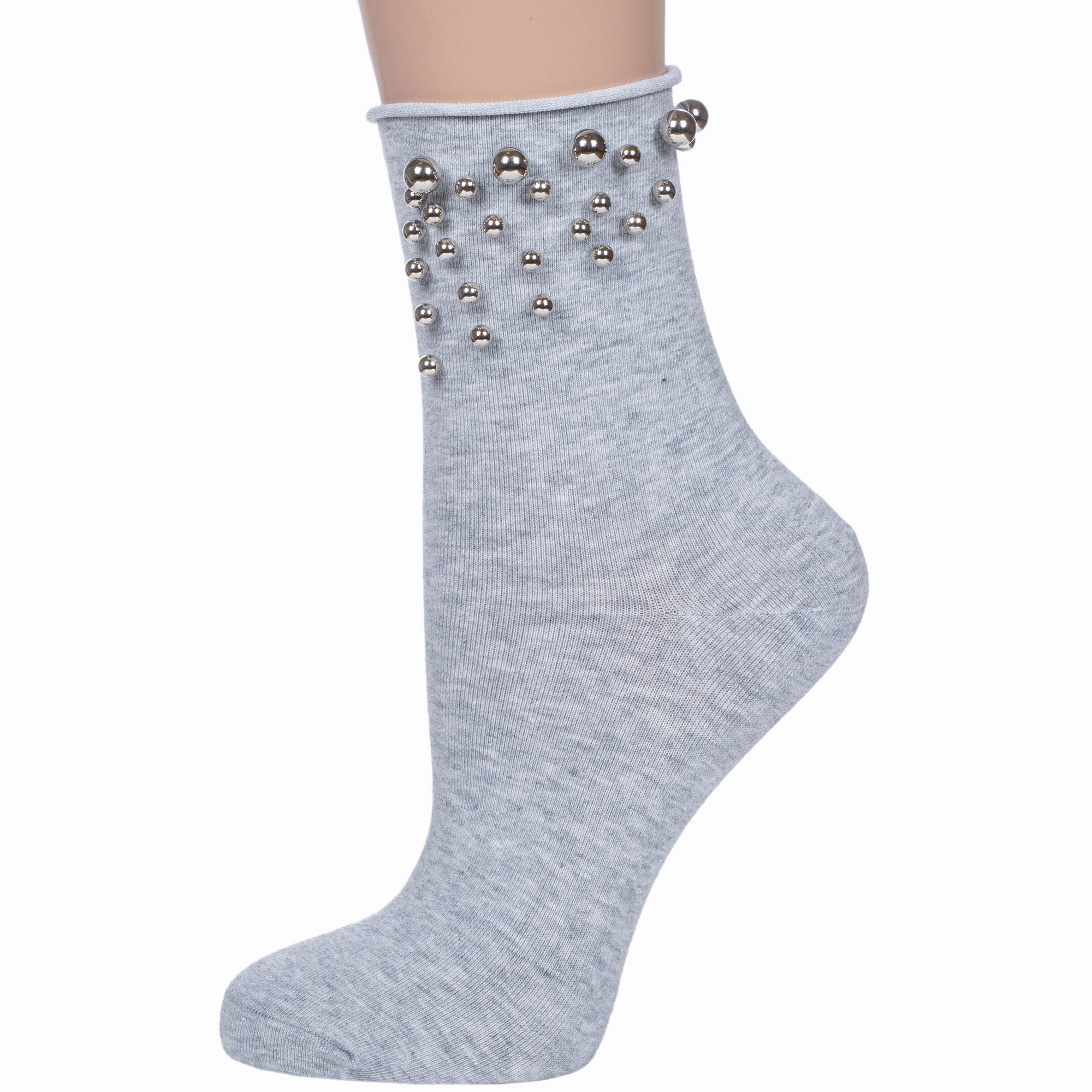 Носки женские Marilyn COTTON SILVER TEARS серые one size