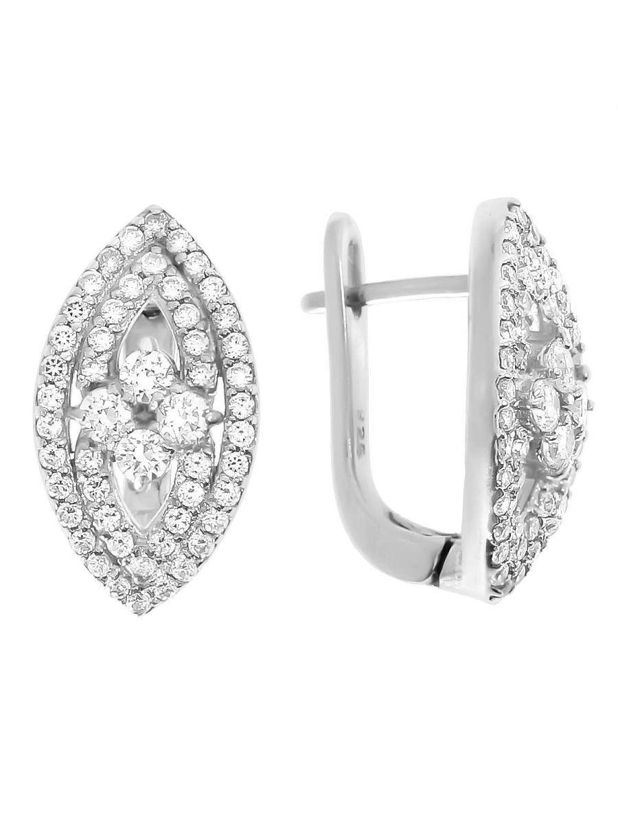 

Серьги из серебра с фианитом Balex Jewellery 2405835430, 2405835430