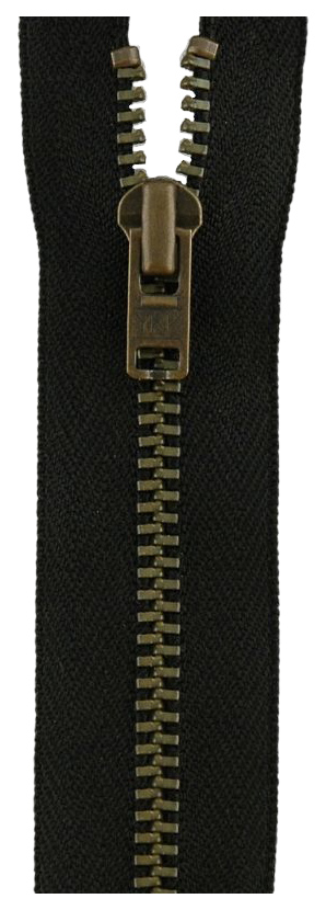 

Застежка-молния YKK 0643475/20, 580 черный тип 3 (4,5мм), неразъемная, 20см