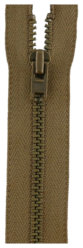 

Застежка-молния YKK 0643475/20, 563 светло-коричневый тип 3 (4,5мм), неразъемная, 20см
