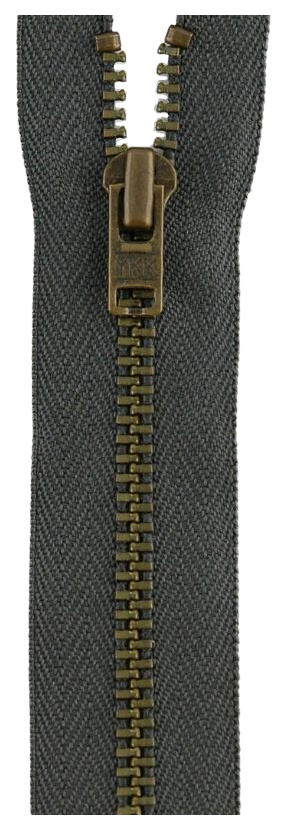 

Застежка-молния YKK 0643475/20, 182 серый асфальт тип 3 (4,5мм), неразъемная, 20см