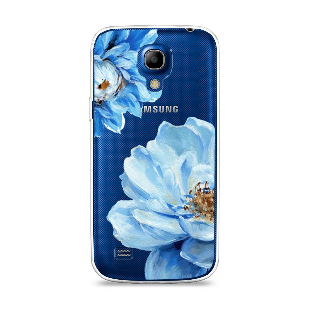 

Чехол Awog на Samsung Galaxy S4 mini / Самсунг S4 mini "Голубые клематисы", Голубой, 24050-8