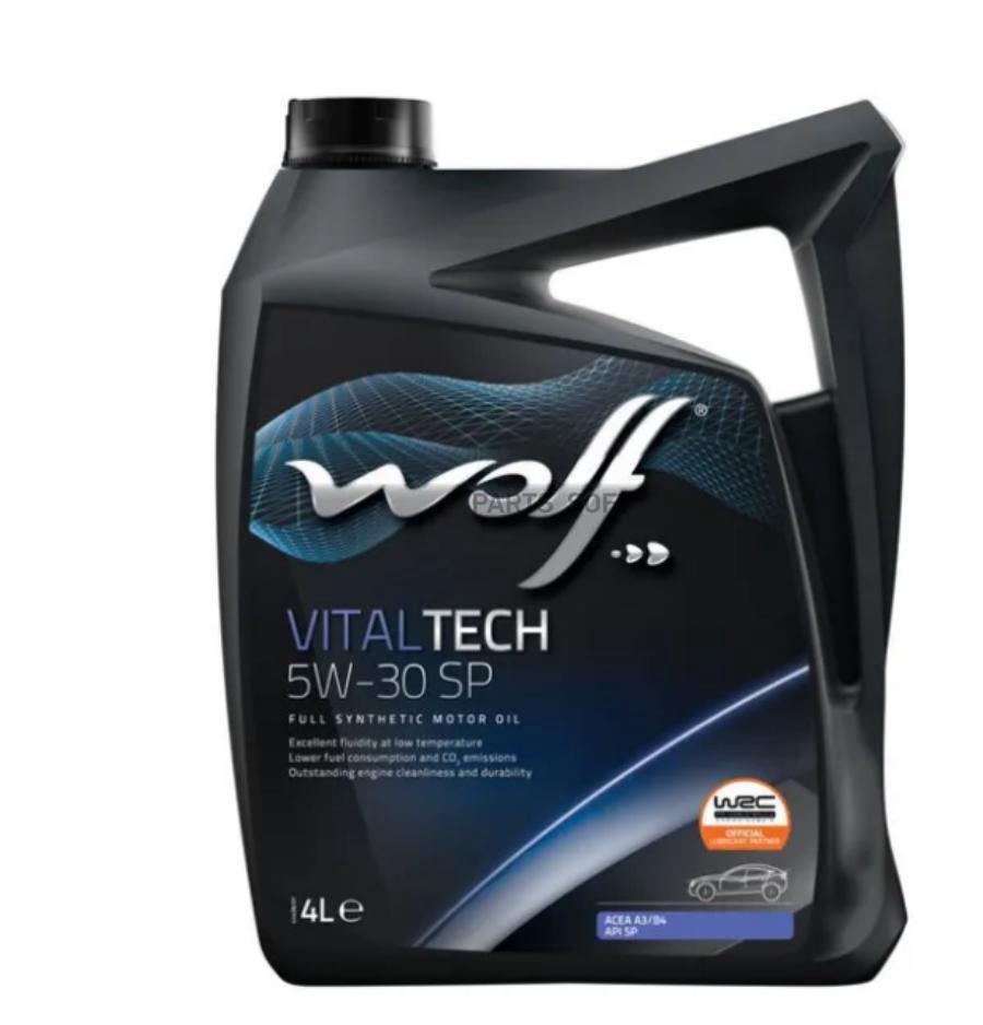 WOLF OIL 1048886 Масло моторное VITALTECH 5W30 SP 4L 1шт