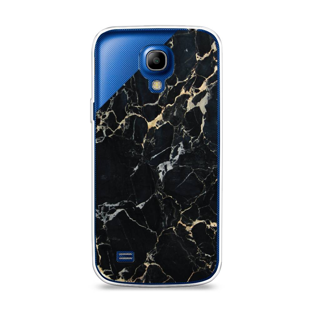фото Чехол awog "черный мрамор уголок" для samsung galaxy s4 mini
