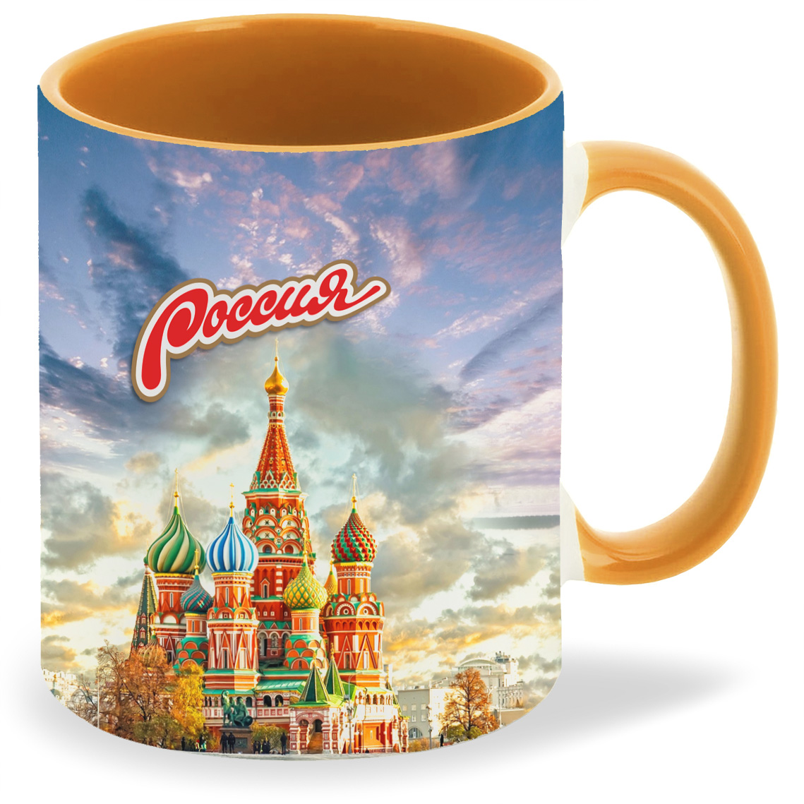

Кружка CoolPodarok Россия щедрая душа, Россия щедрая душа