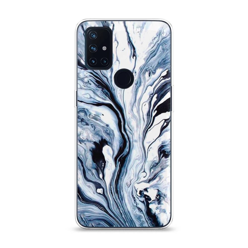 

Чехол Awog на OnePlus Nord N10 / ВанПлас Nord N10 "Голубой минерал мрамор", 152350-3